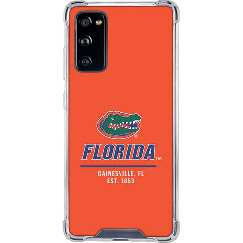 University of Florida Gainesville Est 1853 Galaxy S20 FE Clear Case